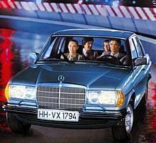 Im Januar 1976 hatte die Mercedes-Benz Baureihe 123 (1975 bis 1985) Premiere.